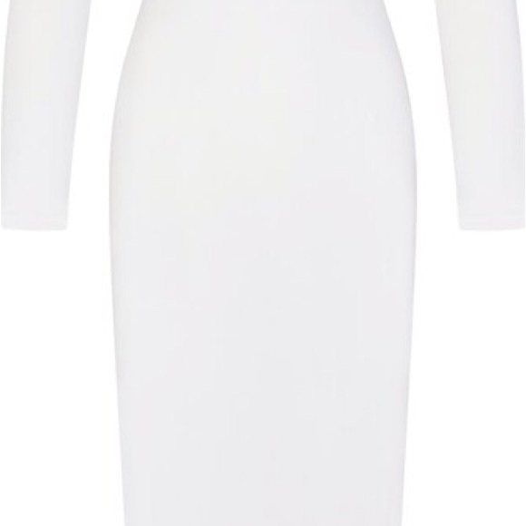 Skims Sleep Long Henley Dress Snow - Picture 9 of 15